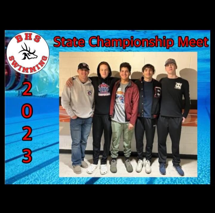  BHS Men's Swim Team CHAMPIONS